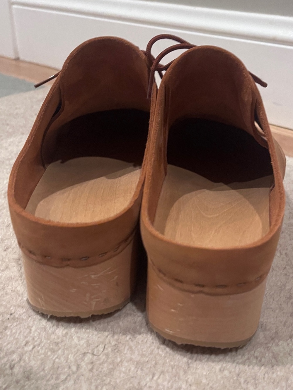 Bryr Zoe Platform Clogs with Kilt - Marigold - Picture 4 of 8